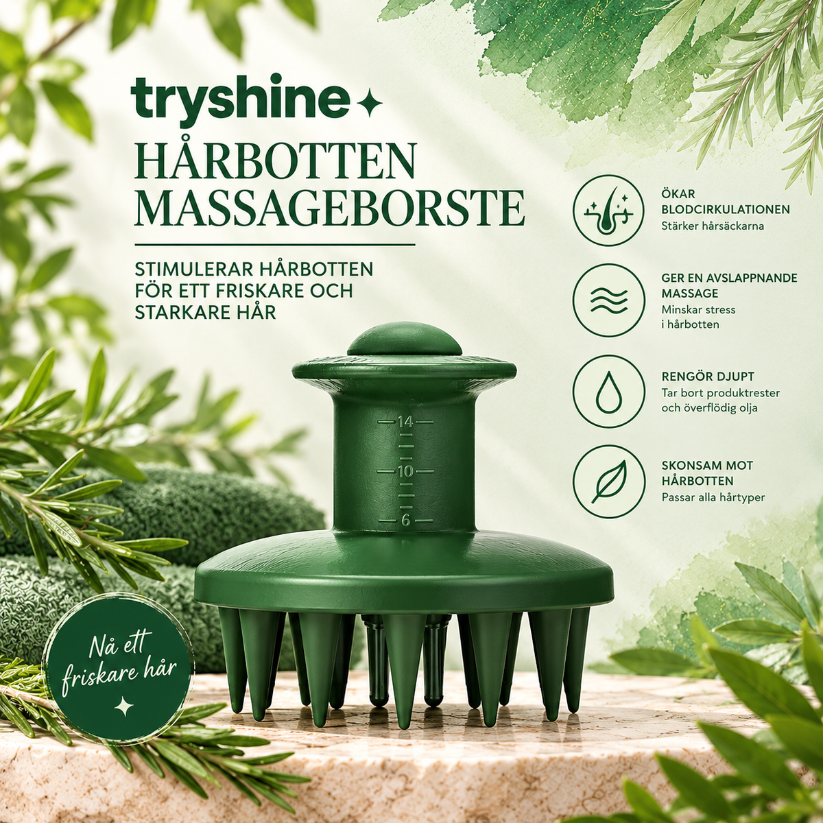 Silikon Massageborste